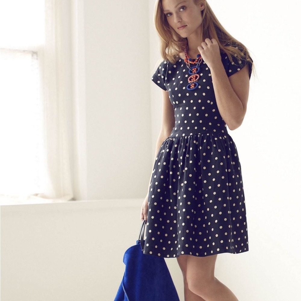 Anthropologie Lili’s closet dropped dots dress size 4